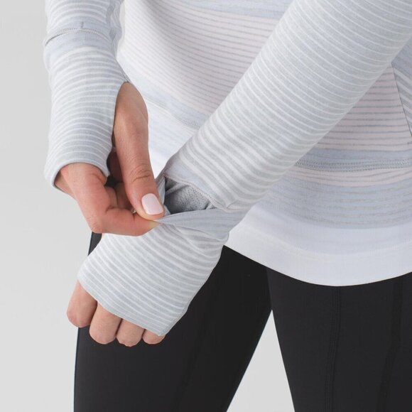Lululemon Think Fast Long Sleeve Athletic Running Top- Size 6 - Picture 6 of 16